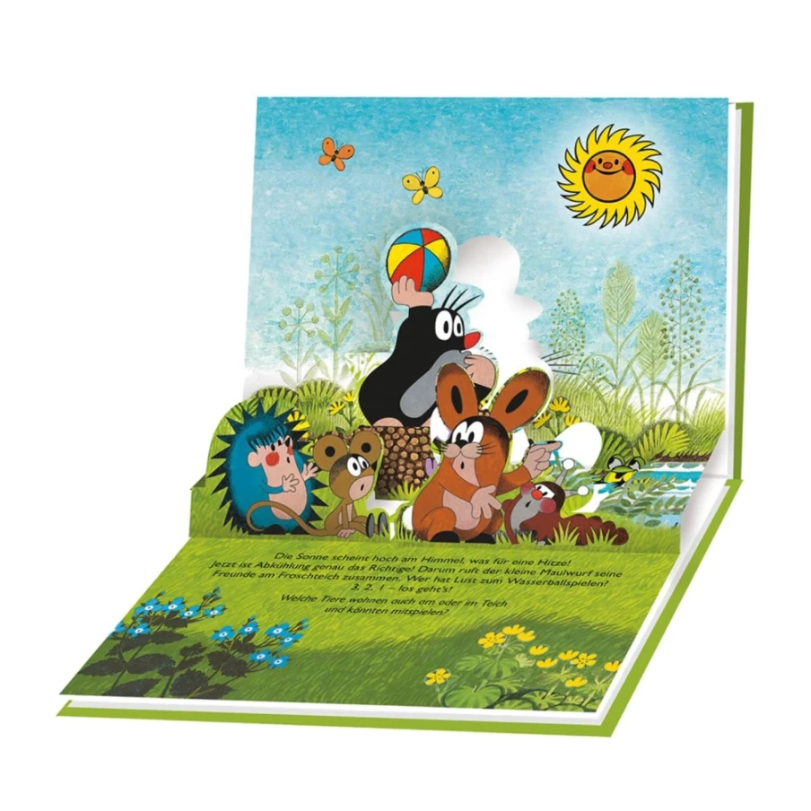 "Trötsch Verlag Mini Pop-Up Book Mole – Interactive 3D Children's Storybook"
