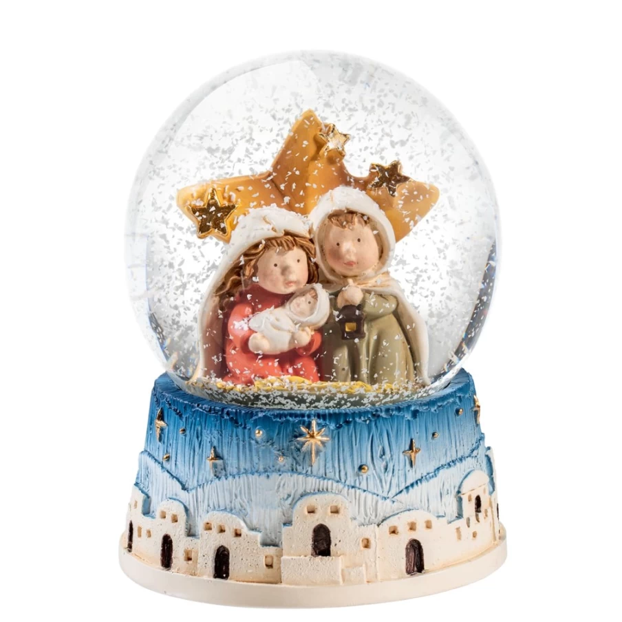 Käthe Wohlfahrt Nativity Snow Globe "Birth of Jesus" Christmas Collectible Decoration