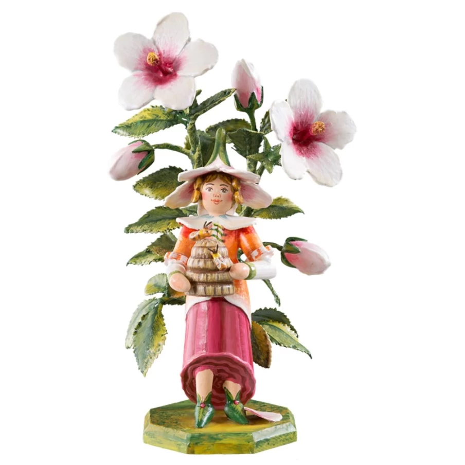Kindertraum Hibiscus Girl Annual Collectible Figurine 2017 - Limited Edition Ceramic Statue