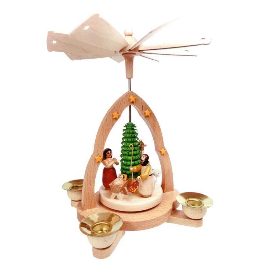 Käthe Wohlfahrt Original Pyramid "Holy Family" Christmas Nativity Scene Decoration