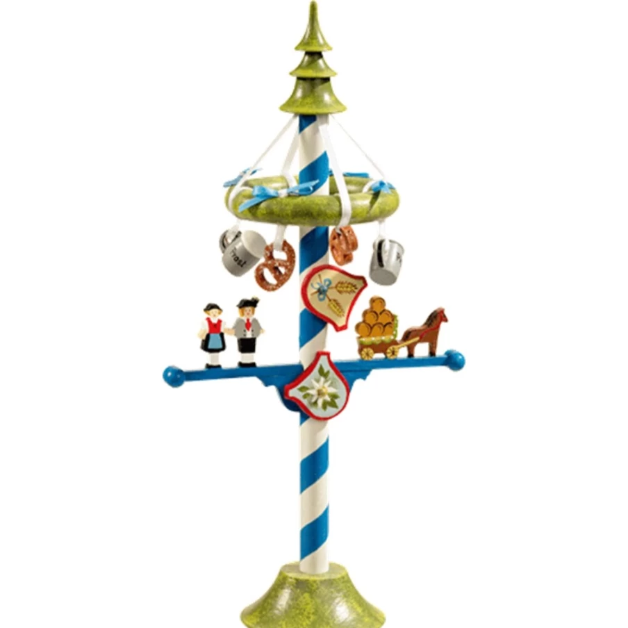 "Käthes Original Bavarian Maypole – Authentic German Handcrafted Decorative Pole"