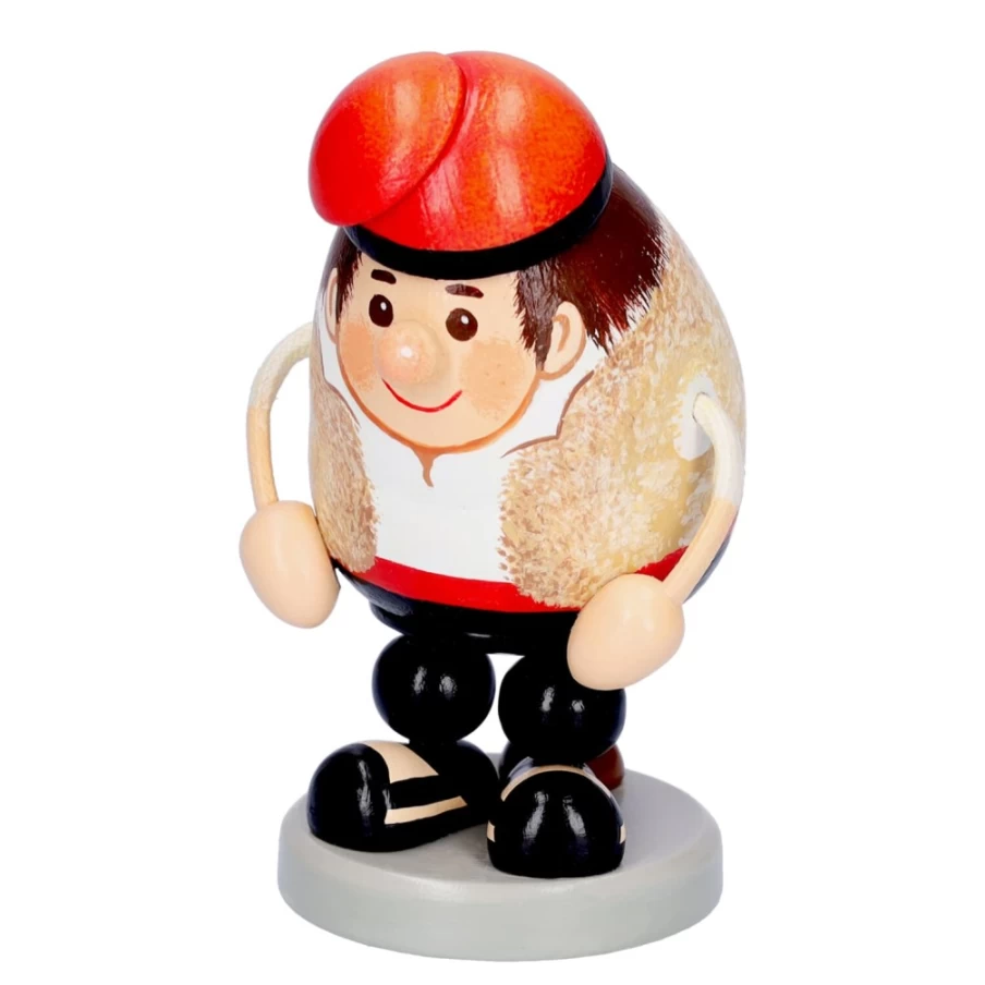 Käthes Original Smoky Christmas Caganer Figurine - Traditional Catalan Holiday Decoration