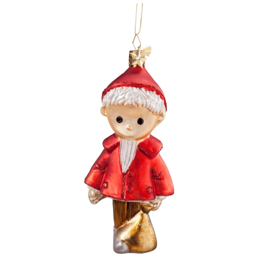 "Poesie in Glas Our Sandmännchen Red Figurine – Decorative Collectible Gift"