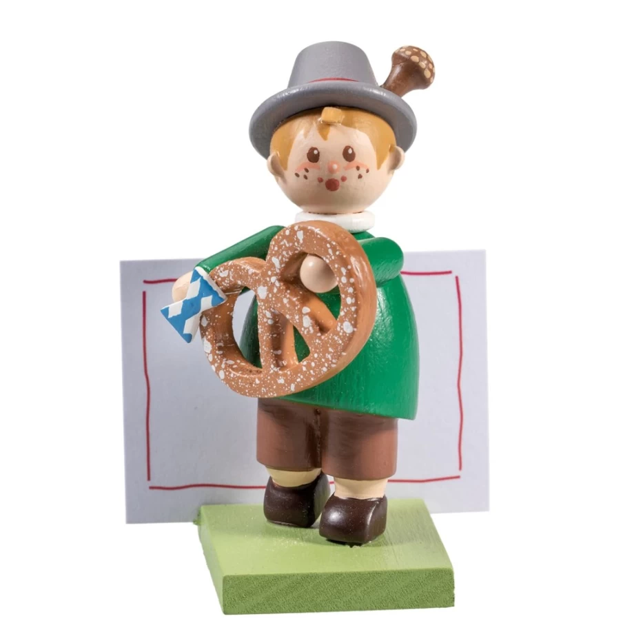 "Käthes Original Bavarian Lederhosen For Boys With Pretzel Design – Authentic German Traditional Costume"