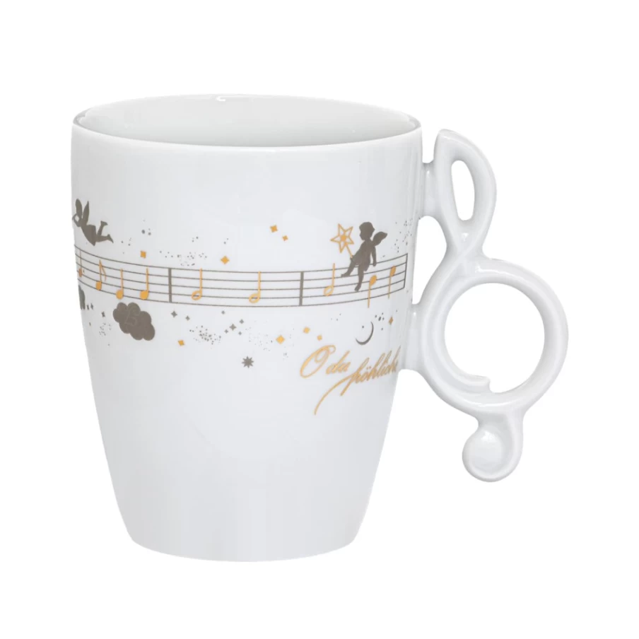 Meissen Porzellan "O, How Joyful" Handcrafted Porcelain Cup - Elegant Tea & Coffee Cup