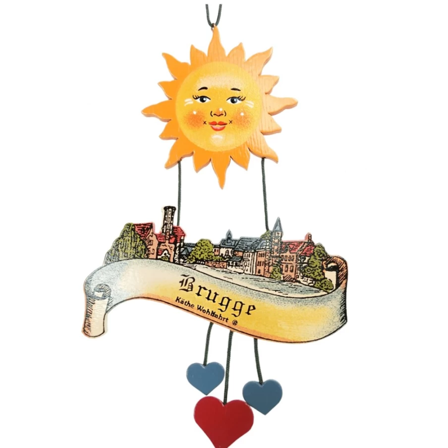 Käthe Wohlfahrt Original Brugge Christmas Ornament - Handcrafted Holiday Decoration