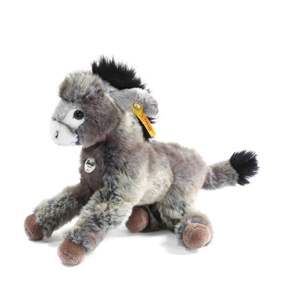 Steiff Donkey "Issy" Plush Toy 24cm Soft Stuffed Animal Collectible