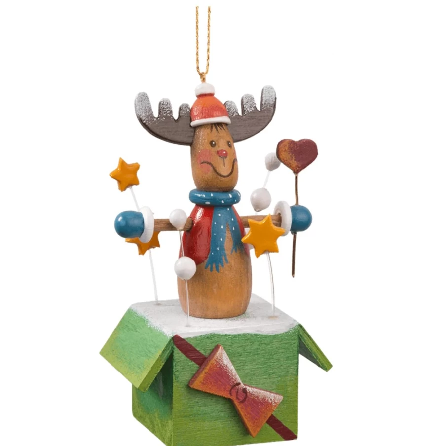 Käthes Original Reindeer Surprise Gift - Handcrafted Holiday Present for Christmas Decor & Festive Cheer