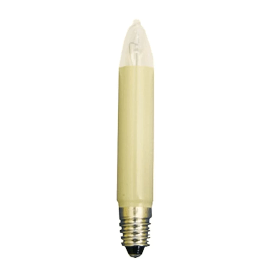 Käthe Wohlfahrt E10 3W Miniature Light Bulb 23V 2.75" (70mm) Shaft Lamp for Decorative Lighting