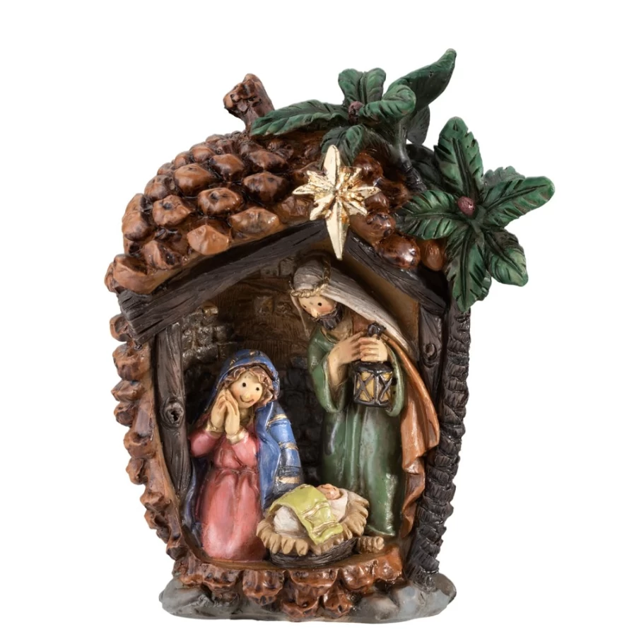 "Käthe Wohlfahrt Handcrafted Pine Cone Nativity Scene – Christmas Decor"