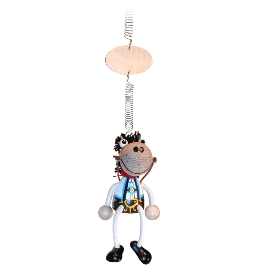 Käthe Wohlfahrt Bavarian Horse Swinging Figure - Handcrafted German Christmas Decoration