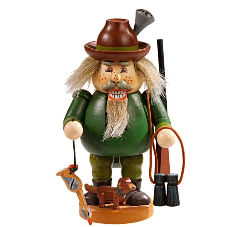 Käthes Original Holzknackl "Hunter" - 5.3 Inch Handcrafted Wooden Figure for Home Decor