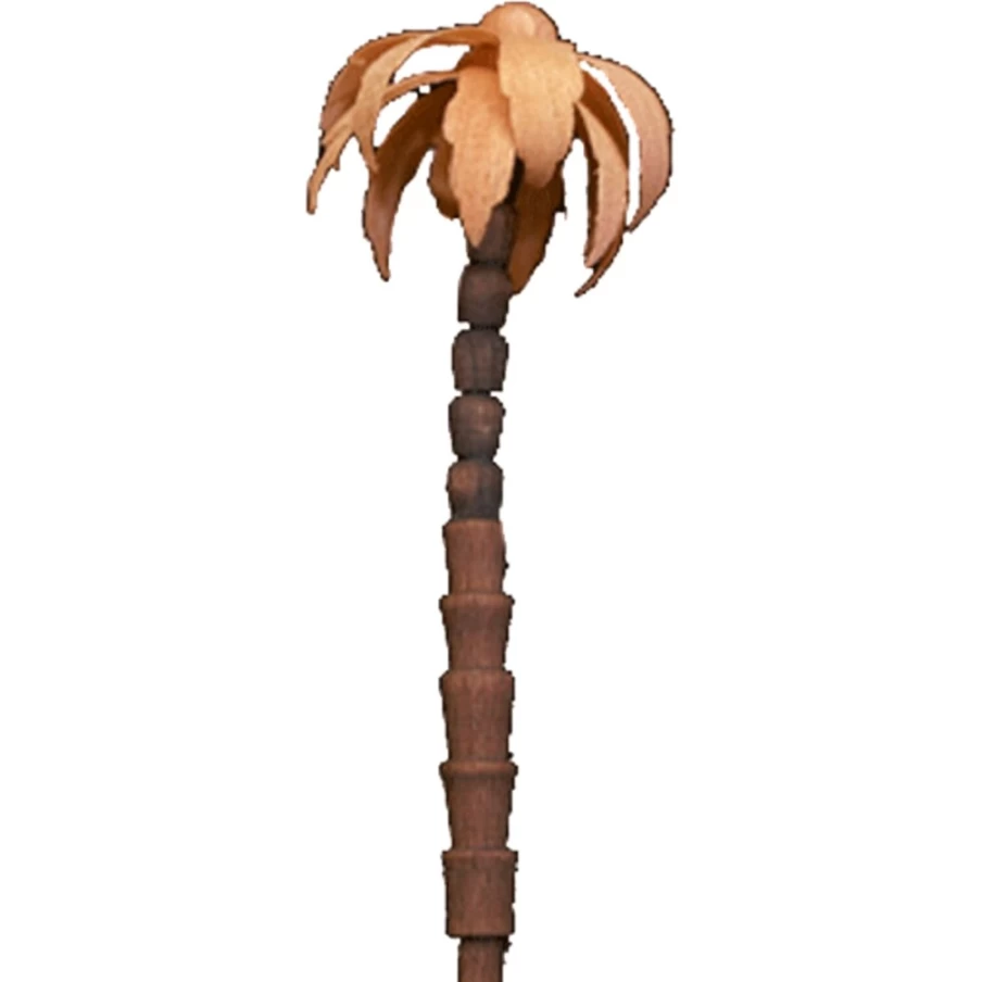 Richard Glässer Small Artificial Palm Tree - 4.25 Inch (110mm) Miniature Decorative Plant for Home & Office