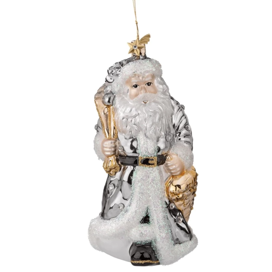 "Poesie in Glas Santa Scented Candle - Festive Holiday Aroma for Christmas Decor"