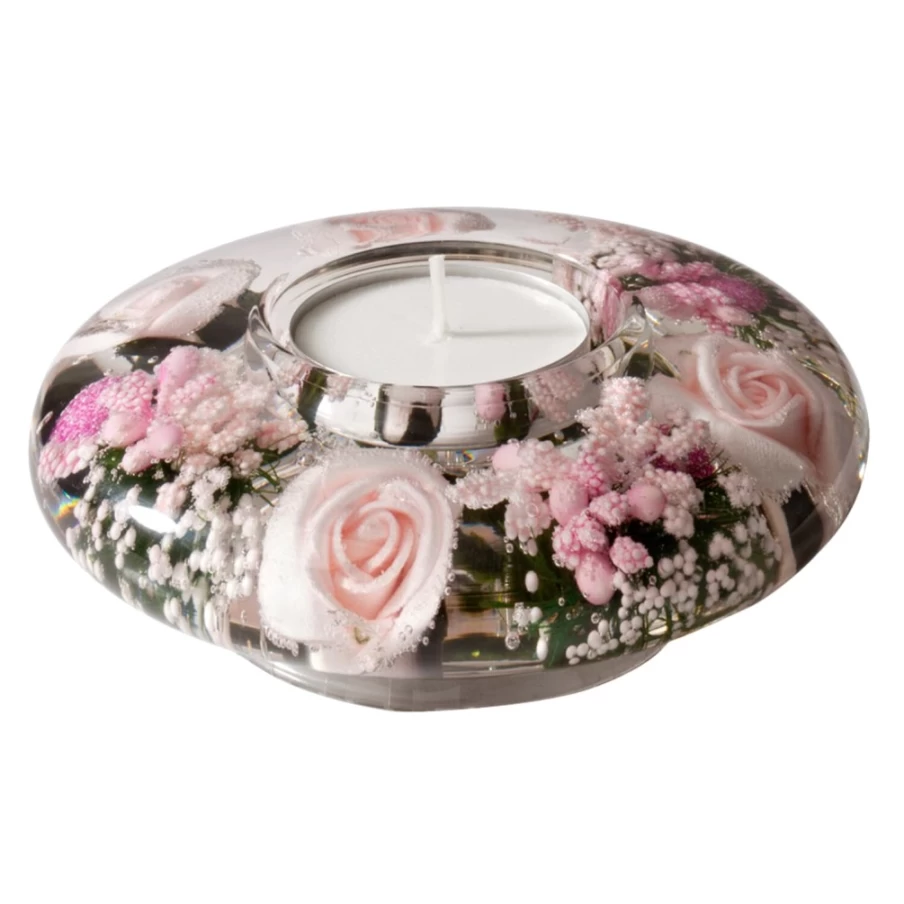 Käthe Wohlfahrt "Little Rose" UFO Mini Candle Holder - Dreamlight Decorative Tealight