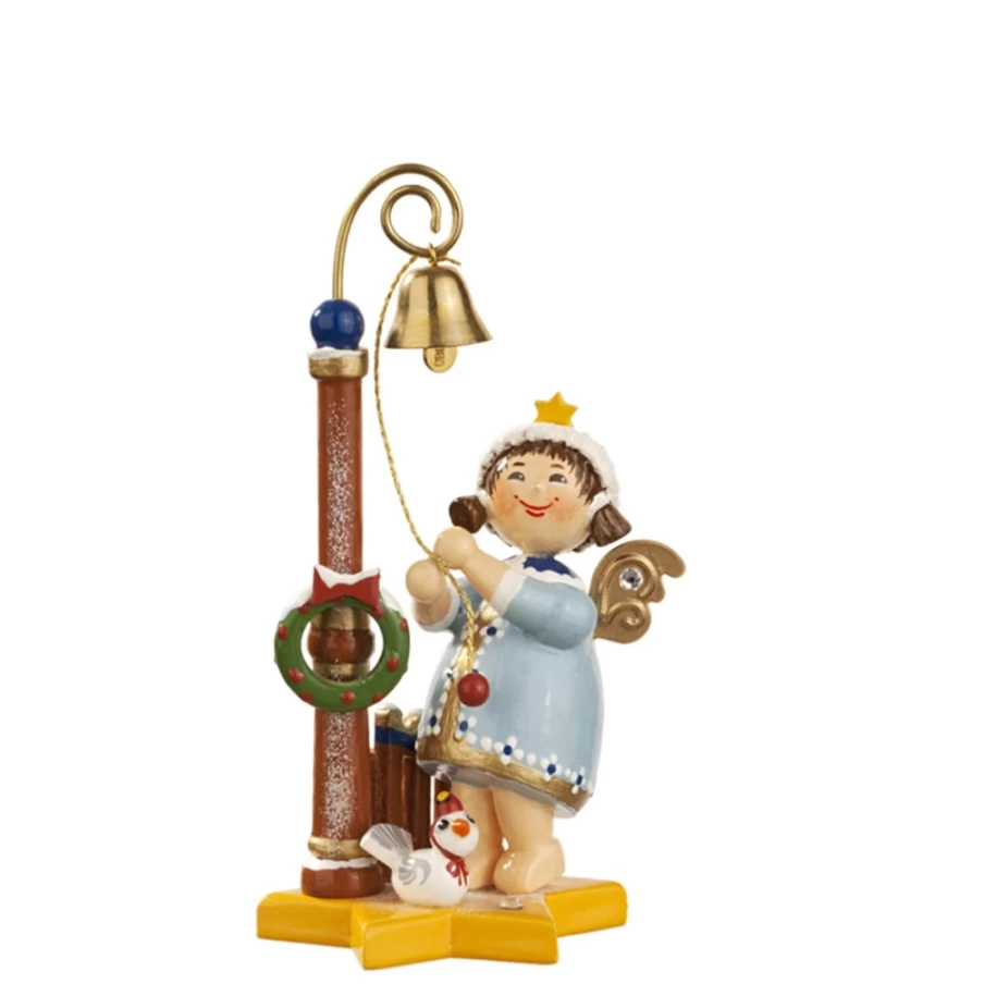 Käthe Wohlfahrt Original Annual Angel 2012 "Ringing The Christmas Bell" Collectible Holiday Figurine