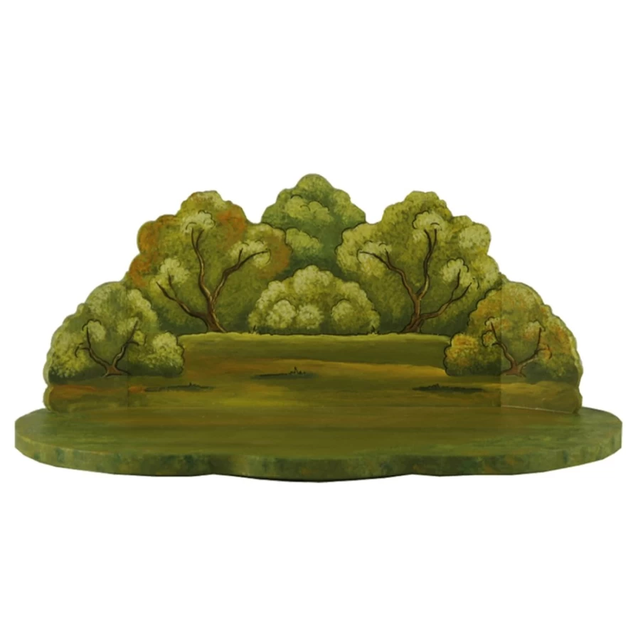 "Kindertraum Meadow Panorama - Small Meadow Life Wall Art for Kids"