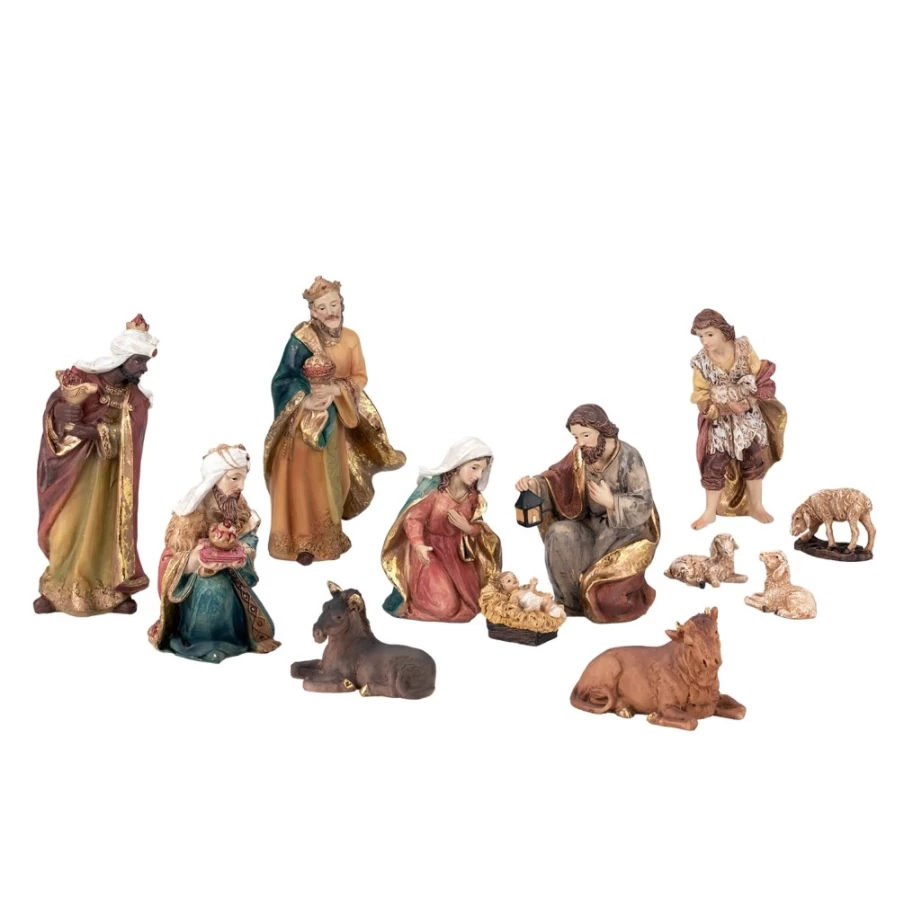 Käthe Wohlfahrt Holy Night Nativity Figurines - Handcrafted Christmas Creche Set