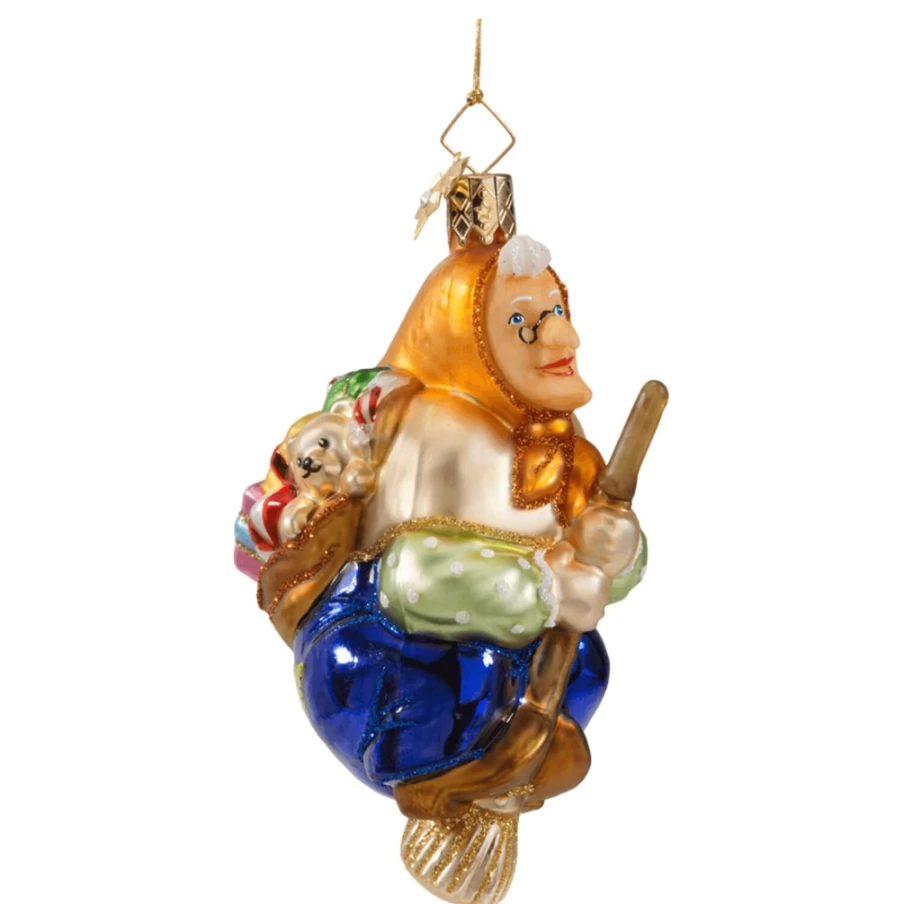 Poesie in Glas La Befana Witch Italian Christmas Decoration