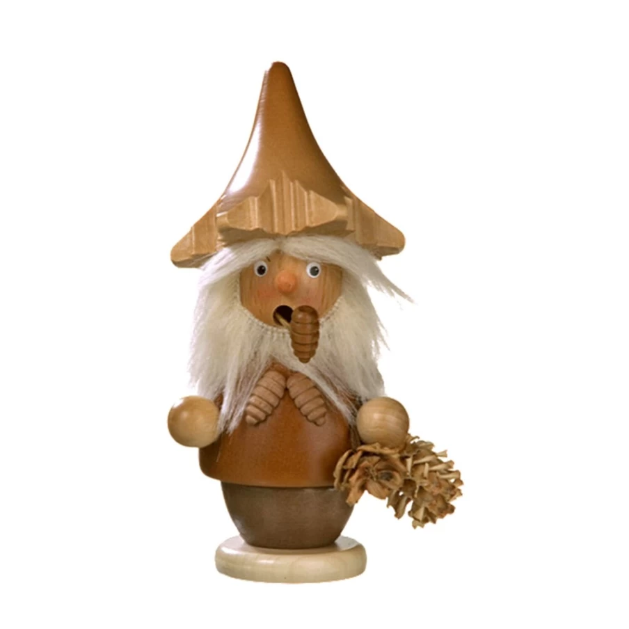 Christian ULBRICHT Tree Guardian Incense Smoker - Handcrafted Wooden Figurine for Aromatherapy & Home Decor