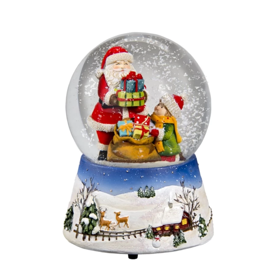 Käthe Wohlfahrt Christmas Snow Globe - Handcrafted Holiday Decoration & Festive Gift