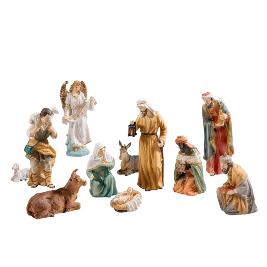 Käthe Wohlfahrt Silent Night Nativity Scene Figurines - Handcrafted Christmas Creche Set