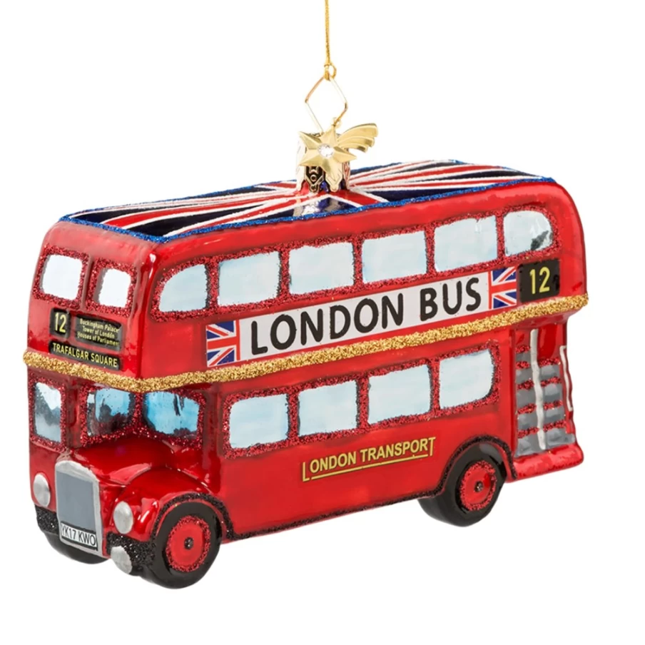 "Poesie in Glas London Bus Scented Candle – Authentic British-Inspired Fragrance"