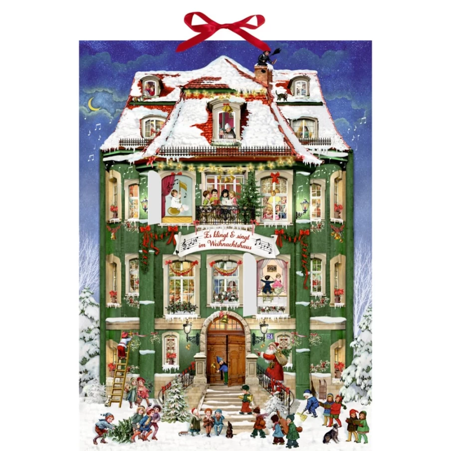 Käthe Wohlfahrt Christmas House Advent Calendar with Musical Melodies