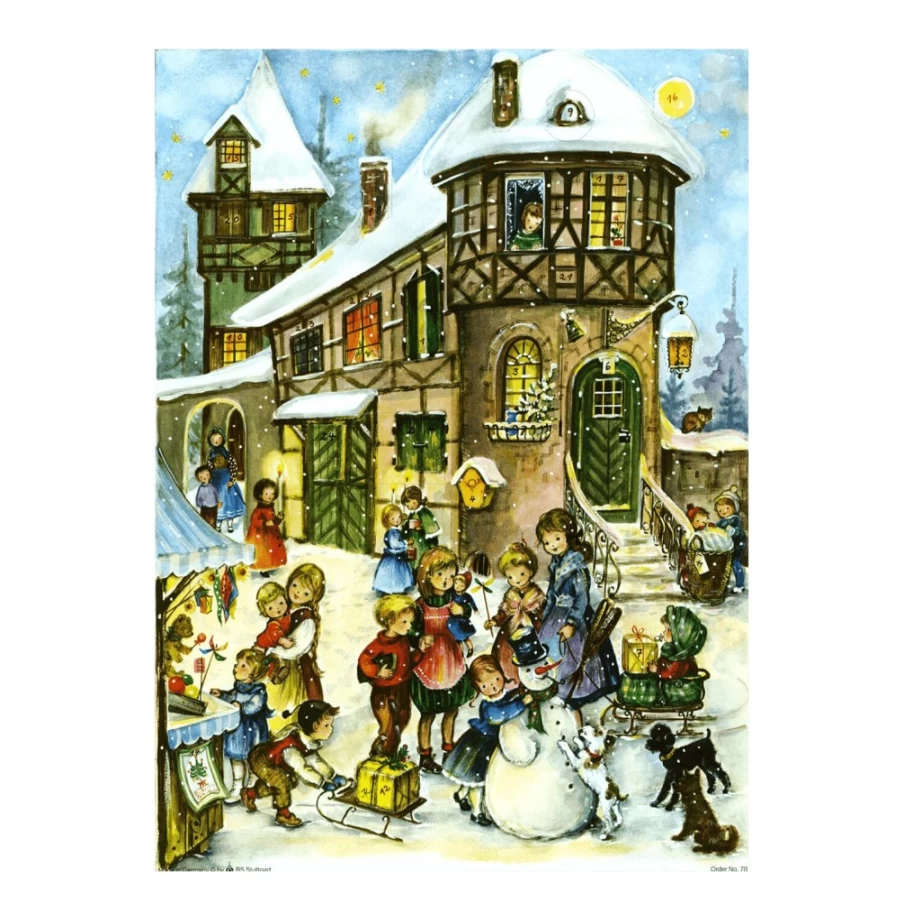 Käthe Wohlfahrt Winter Fun Advent Calendar - Festive Holiday Countdown Decor