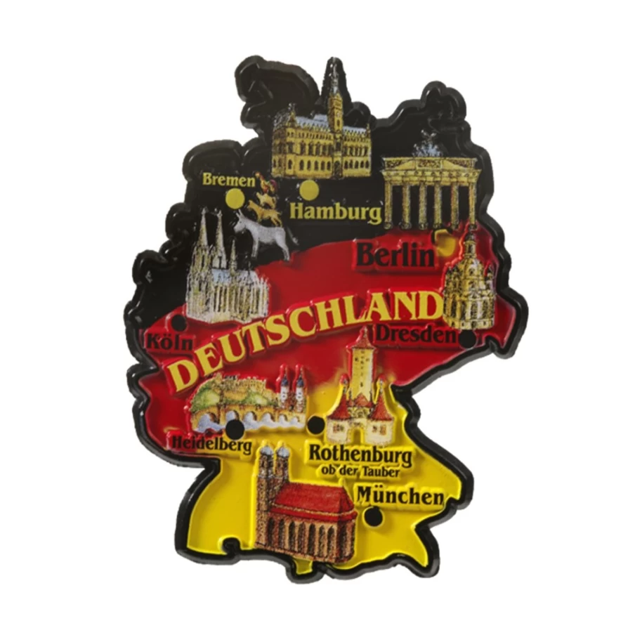 "Käthe Wohlfahrt Germany Map Magnet – Decorative Collectible Souvenir"