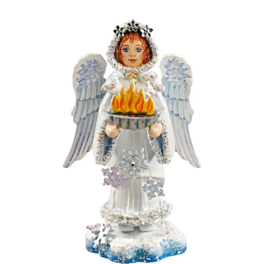 "Kindertraum Annual Angel 2010 - Winter Fire Element Collectible Figurine"