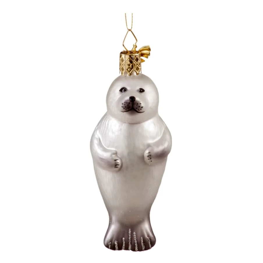 "Poesie in Glas Baby Seal Figurine – Adorable Collectible Gift"