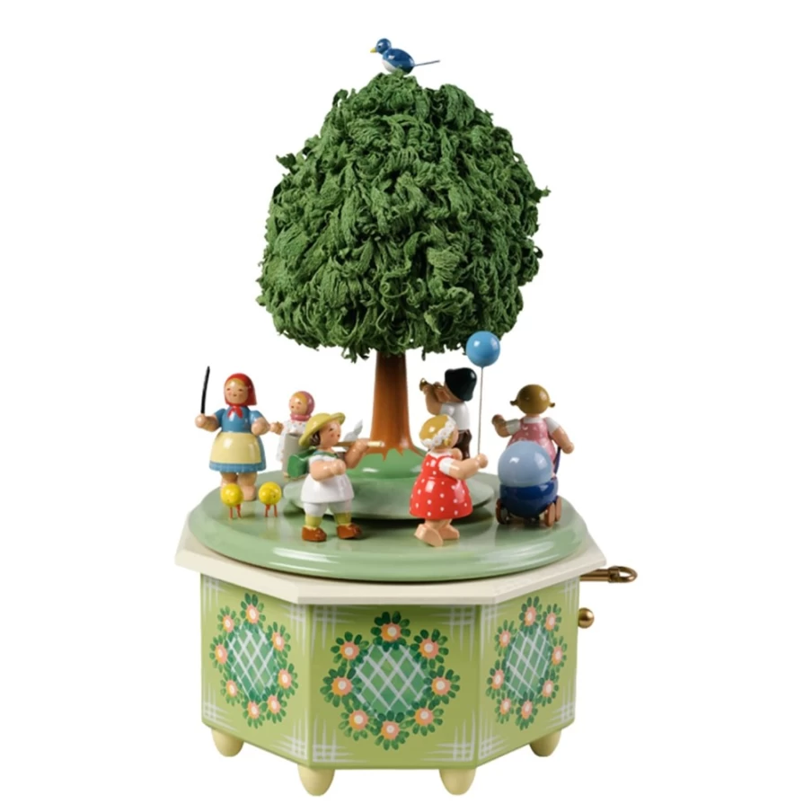 WENDT & KÜHN Music Box "Children's Procession" - Handcrafted German Musical Treasure