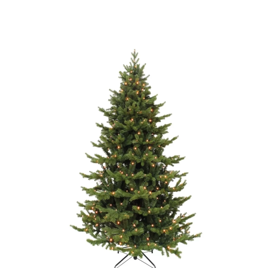 "Käthe Wohlfahrt Sherwood Deluxe Artificial Christmas Tree with LED Lights, 6 Feet Green"