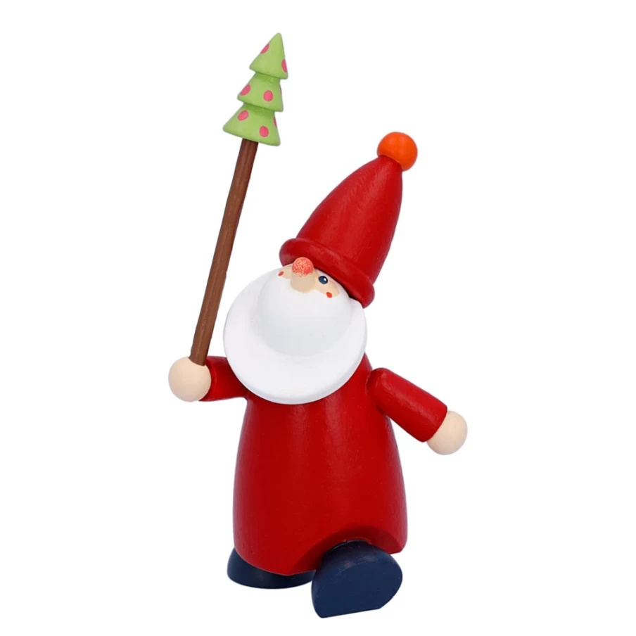 "Käthes Original Santa Claus with Christmas Tree Collectible Figurine"