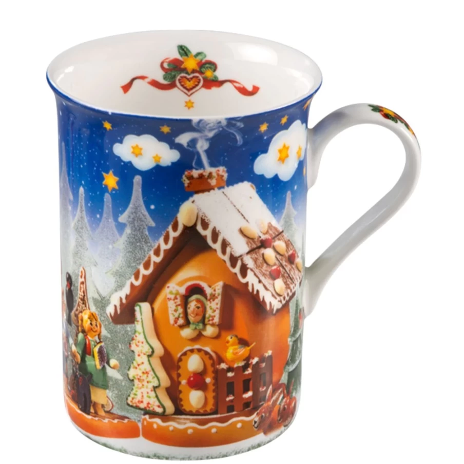 Käthe Wohlfahrt Hansel and Gretel Porcelain Mug - Collectible Fairytale Tea Cup