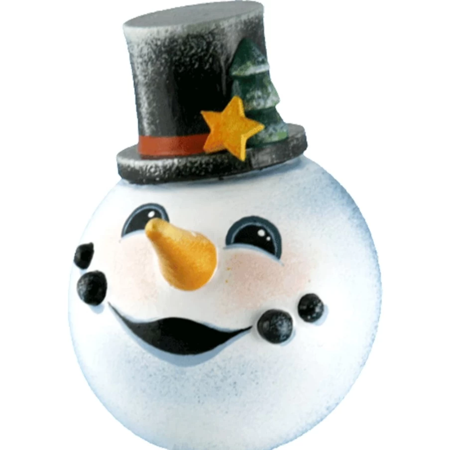 Käthes Original Snowman Christmas Decorative Magnet – Festive Holiday Fridge Decor