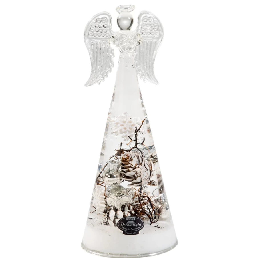 Käthe Wohlfahrt Dreamlight "Winter Story" Angel Medium Christmas Ornament Collectible