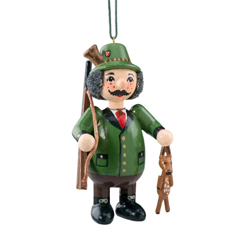 Käthes Original Wooden Hunter Buddy - Handcrafted Wooden Figure for Collectors