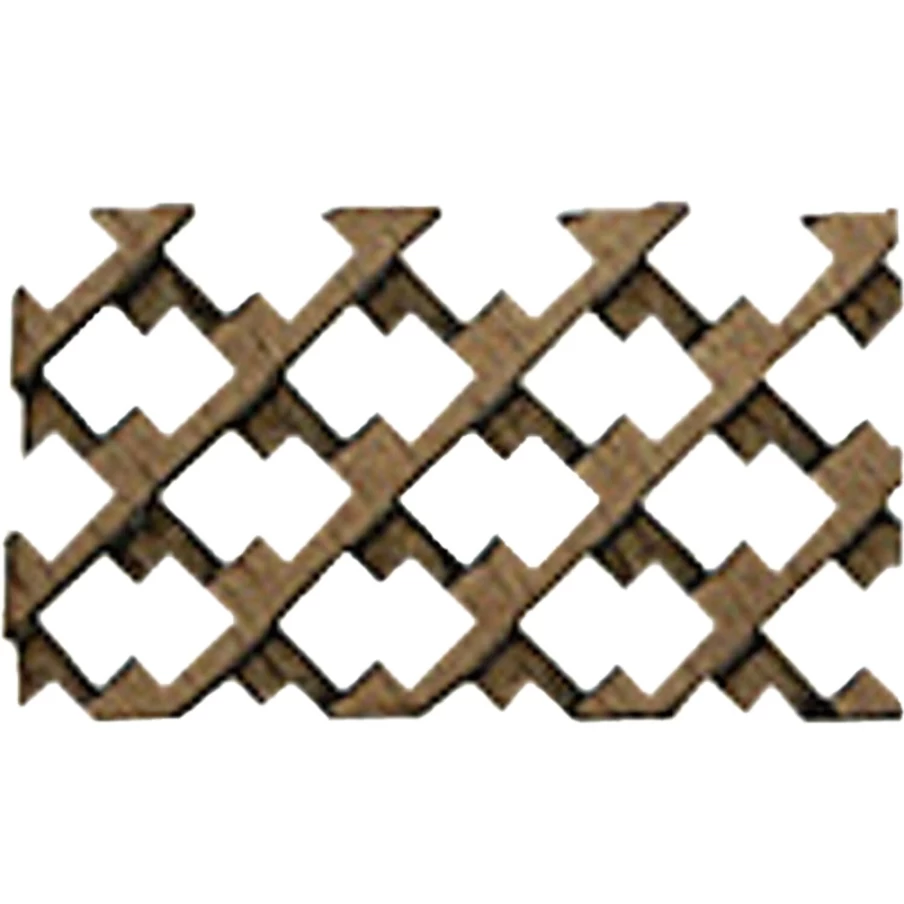 Käthe Wohlfahrt Pyramid Fence Christmas Decoration - 20/43 mm Metal Ornament for Holiday Tree