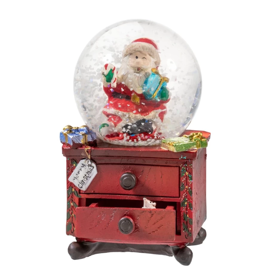 Käthe Wohlfahrt Snow Globe "Surprise, Surprise" - Collectible Christmas Decoration