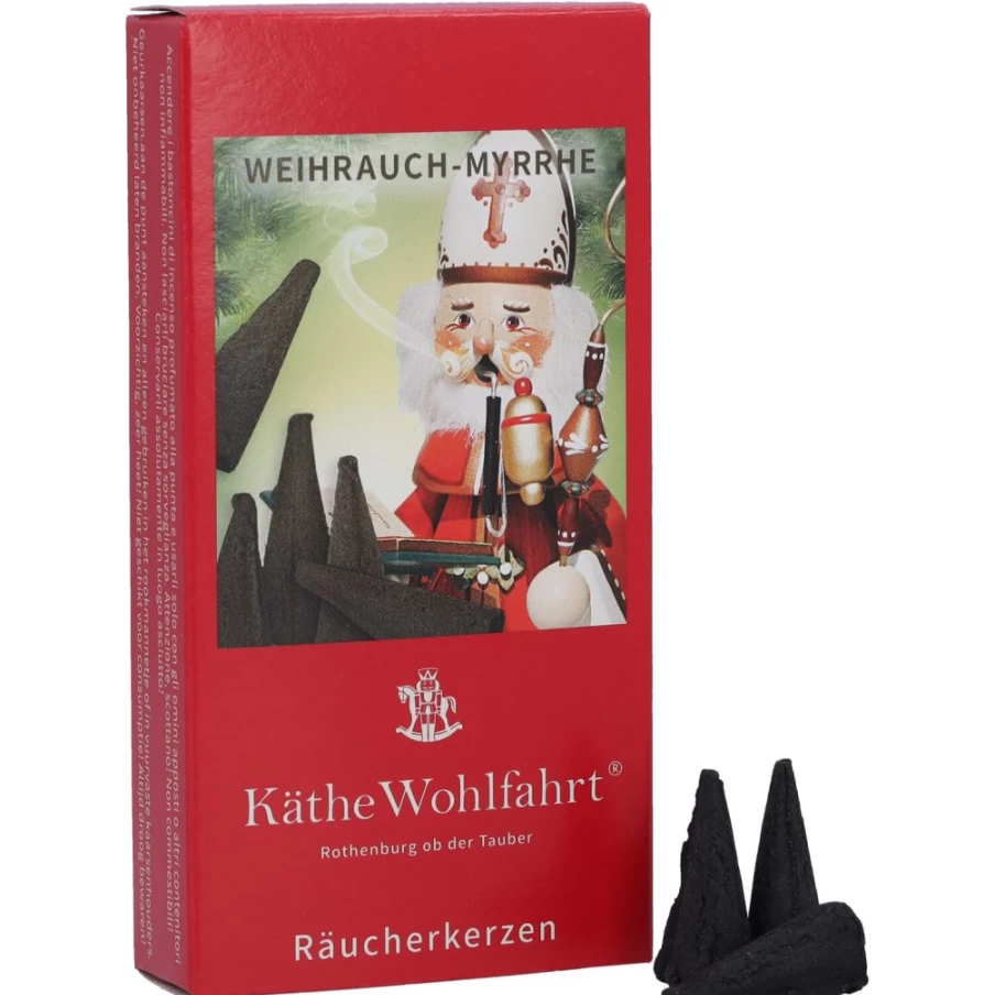 Käthe Wohlfahrt Frankincense-Myrrh Incense Cones – Premium Large Size for Aromatic Bliss