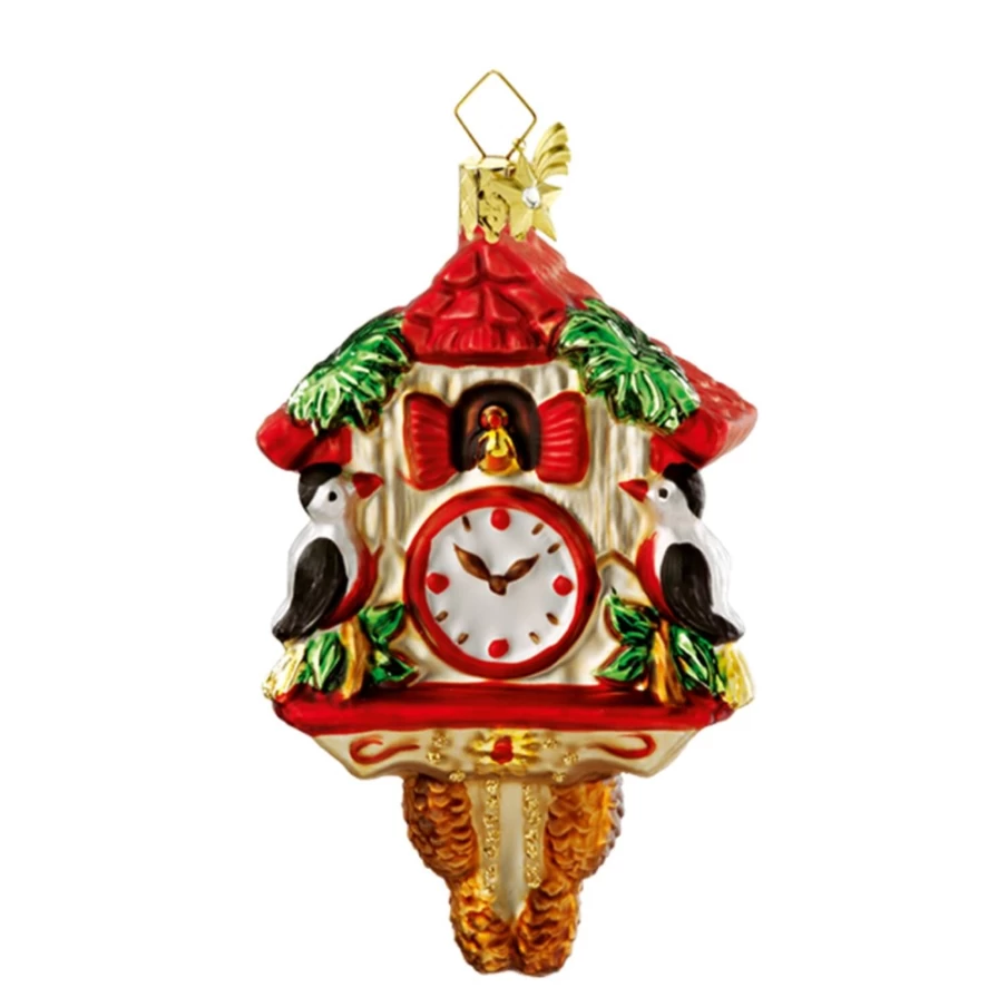 "Poesie in Glas Cuckoo Clock – Traditional German Handcrafted Wall Clock"
