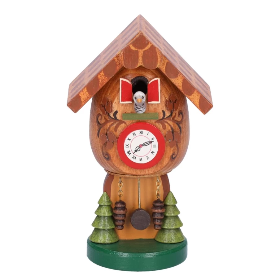 Käthes Original Smoky Black Forest Cuckoo Clock with Hand Carved Details