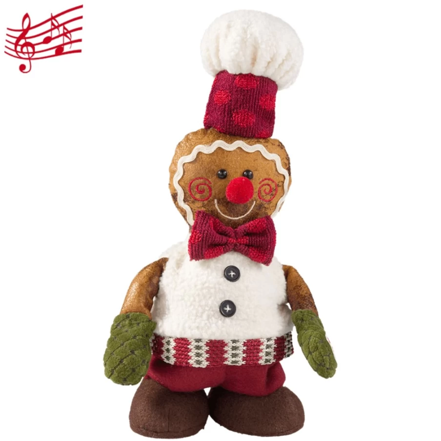 Käthe Wohlfahrt Musical Singing Gingerbread Man Christmas Decoration
