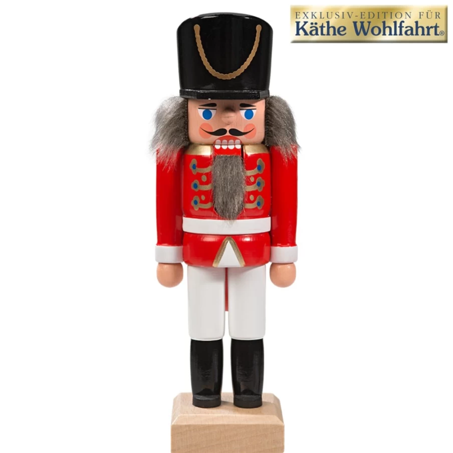HODREWA Red Hussar Nutcracker - 5.7 Inch Christmas Decoration, German Soldier Figurine