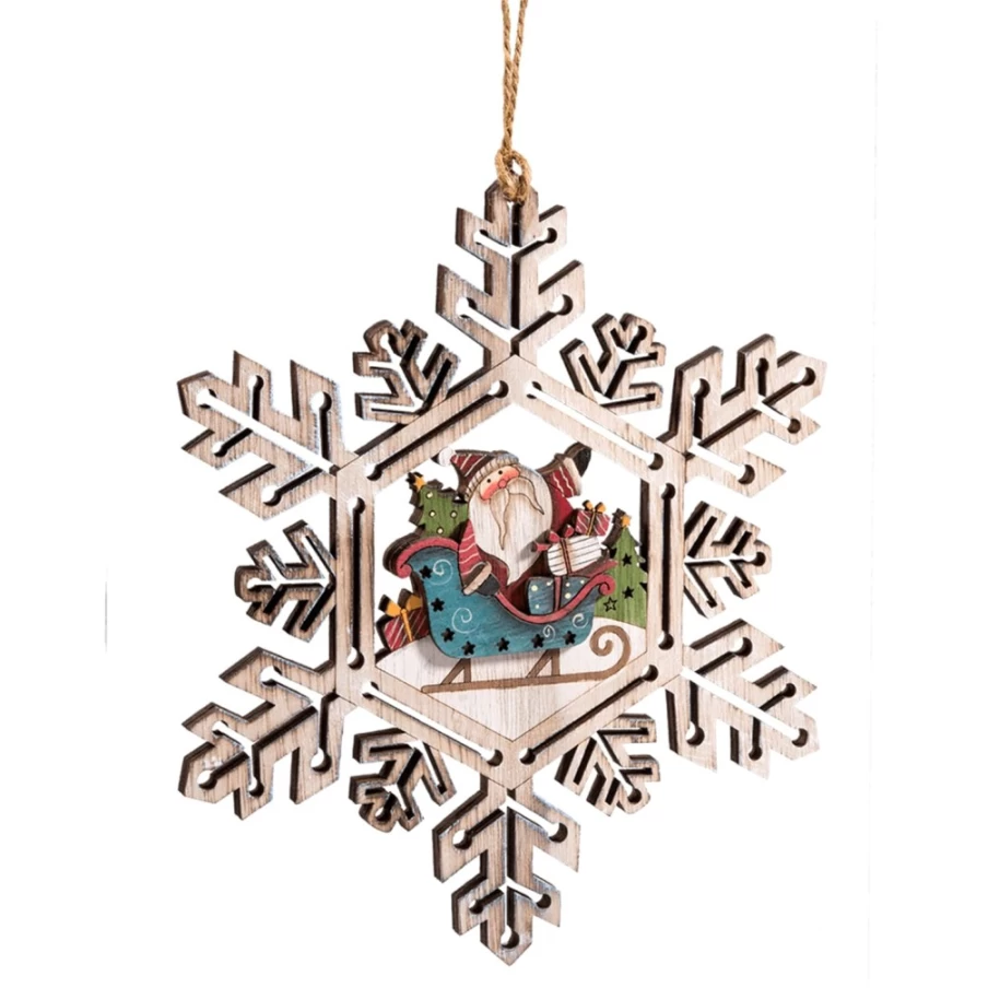 "Käthe Wohlfahrt Santa's Sleigh Ride Christmas Decoration - Handcrafted German Holiday Collectible"