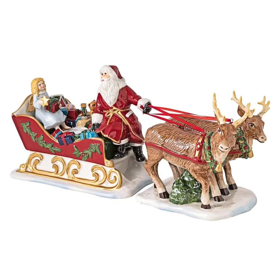 Villeroy & Boch Christmas Sledge Toy - Vintage Memory & Nostalgic Holiday Gift
