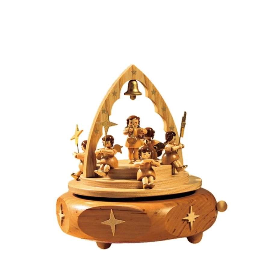 Richard Glässer Angel Concert Music Box – Handcrafted Collectible Musical Gift