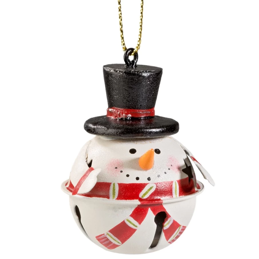 "Käthe Wohlfahrt Handcrafted Snowman Bell - Christmas Decoration Collectible"